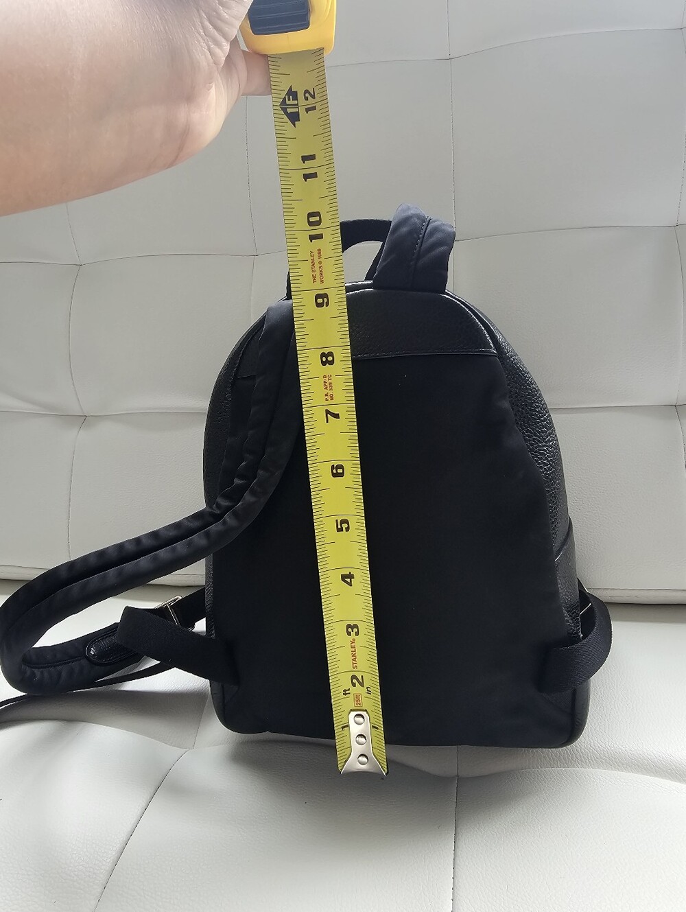 Authentic COACH Black Pebbled Leather Mini Backpack - Gold Hardware - Picture 15 of 15